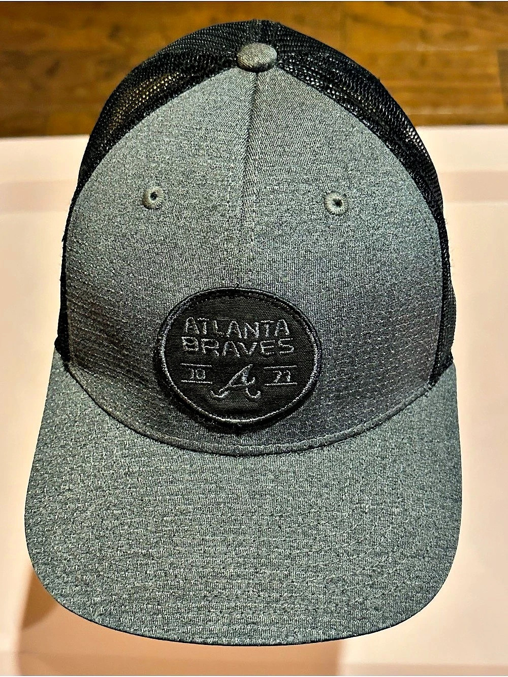FAN FAVORITE Atlanta Braves 1972-2022 Gray & Black Cap